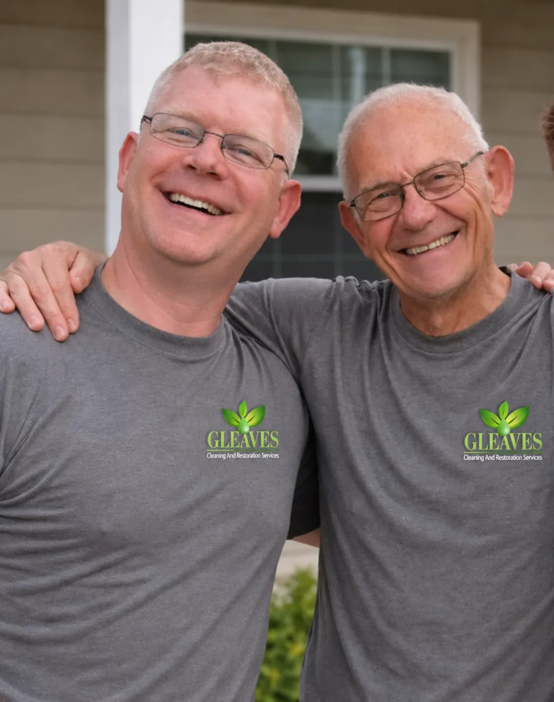 Daremy Gleaves with his father Lee Gleaves